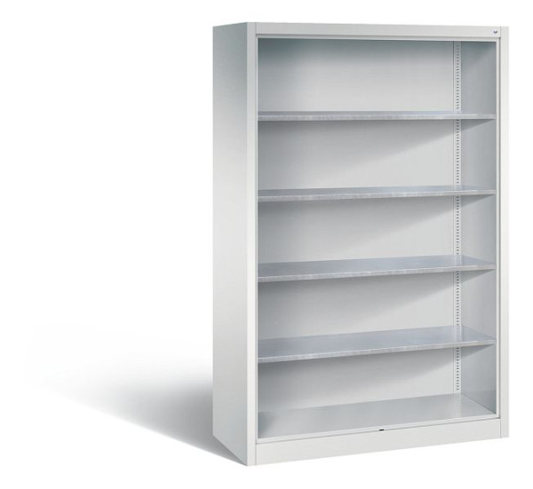 C+P Stahlregal mit Rückwand Acurado, H1950xB1200xT500mm, Farbe: Lichtgrau, 8931-02 S10000