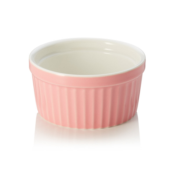 WAS Ragout Fin Set, Ø 9 cm, 130 ml, rosa, VE: 6 Stück, Porzellan, 4918094