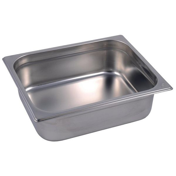 Gastro M Edelstahl GN-Behälter 6,5cm GN1/2, verstärkte Kanten, GR715