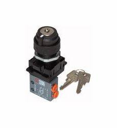Metal Work 3/2-Wege-Miniaturventil, manuell betätigt, Zugschalter, bistabil, mit Schloss, 106411
