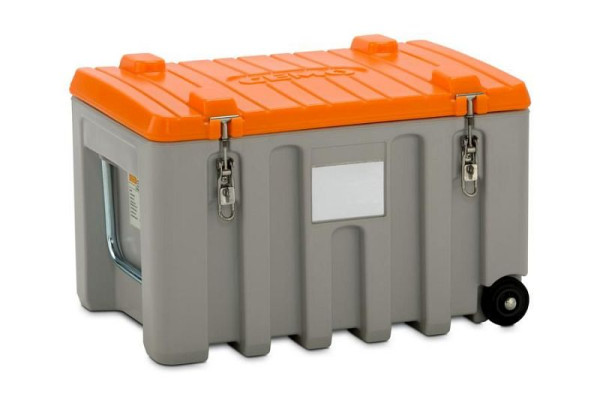 Cemo CEMbox Trolley 150 l, grau/orange, 10331, 4052886328378