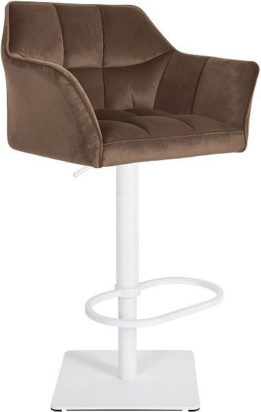 CLP Barhocker Damaso W Samt, braun, 321946, 4251756488284