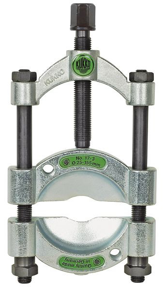 KUKKO Trennvorrichtung mit Schnellspanndruckspindel, Durchmesser der Welle: 25-155 mm, 17-3