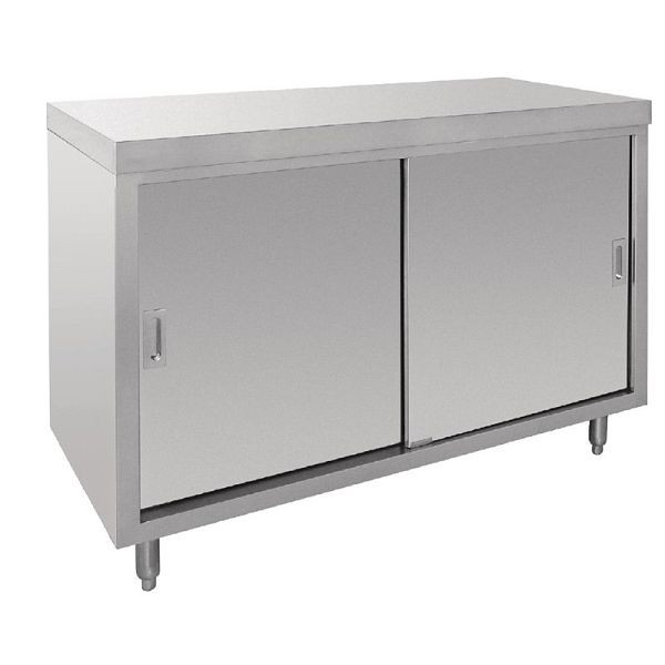 Vogue Unterschrank 120cm breit, aus robustem 430er Edelstahl für dauerhafte Zuverlässigkeit, CE151