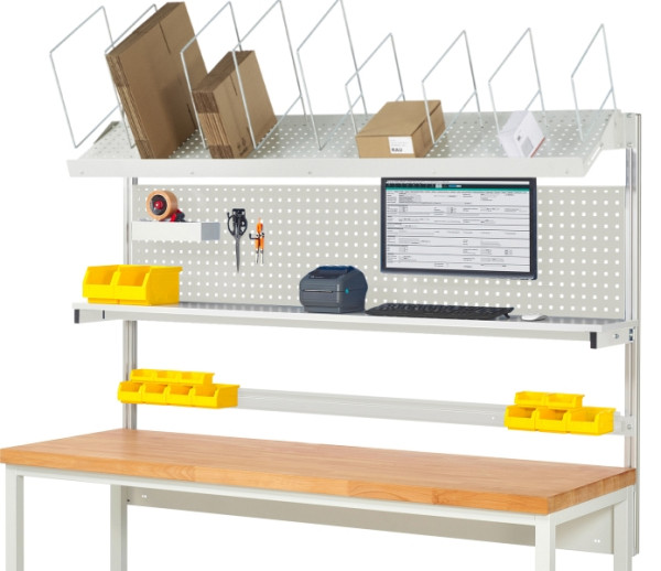 RAU System-Aufbau - Komplettset 03, für Produktbreite 2000 mm, RAL7035/RAL7035, EE-BW-KS-03-2000.12