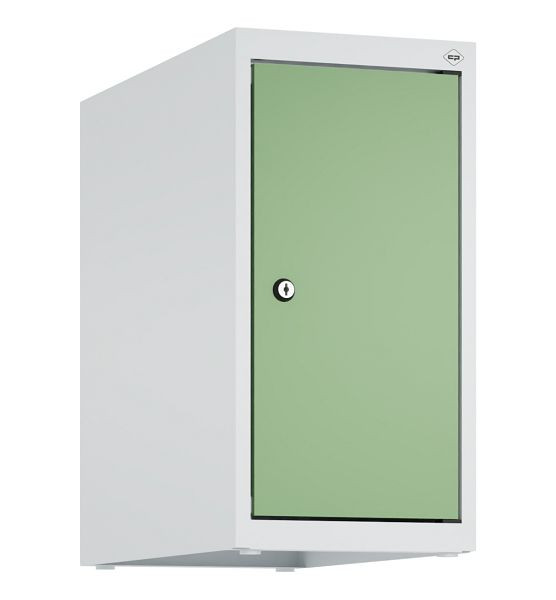 C+P Schrankaufsatz Classic PLUS, Aufsatzschrank, 7035/6011, Zylinderschloss, 500x250x500mm, 1 Abteil, 080090-19 S10021