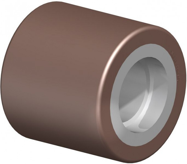 Blickle RK-HB 085x090/47x14-90-Z Rad aus Blickle Besthane®, Braun, 742399
