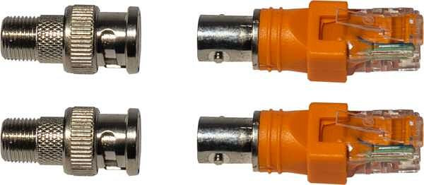 Gossen Metrawatt Adapter-Set RJ45 auf Koax, Z170A, 4012932135916