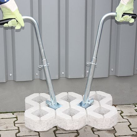 Eichinger Rasengitterverleger 1515.1, Tragfähigkeit 50 kg, Eintauchtiefe 65 mm, verzinkt, 15150100002000