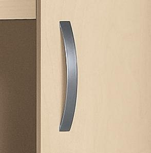 Deskin Griff PROFI M, Alusilber, Bohrlochabstand 128 mm, 15 x 31 mm, 333648