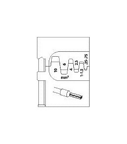 GEDORE Modul-Einsatz für Aderendhülsen, 0,25-10, 1830600