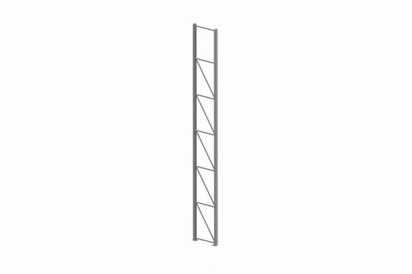 Meta Ständer 100/20 6600x800 mm, verzinkt, für Palettenregal MULTIPAL, 200174344