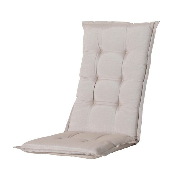 BEST Sitzauflage für Stuhl mit hoher Rückenlehne, Sand, 571409