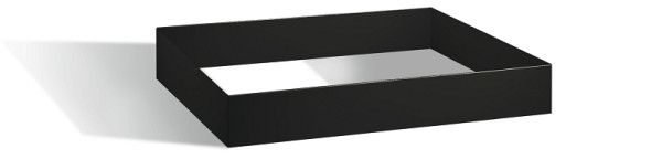 C+P Sockel aus Stahl, für Flachablageschrank DIN A1, Sockelfarbe RAL 7021 Schwarzgrau, 7103-000 S10001