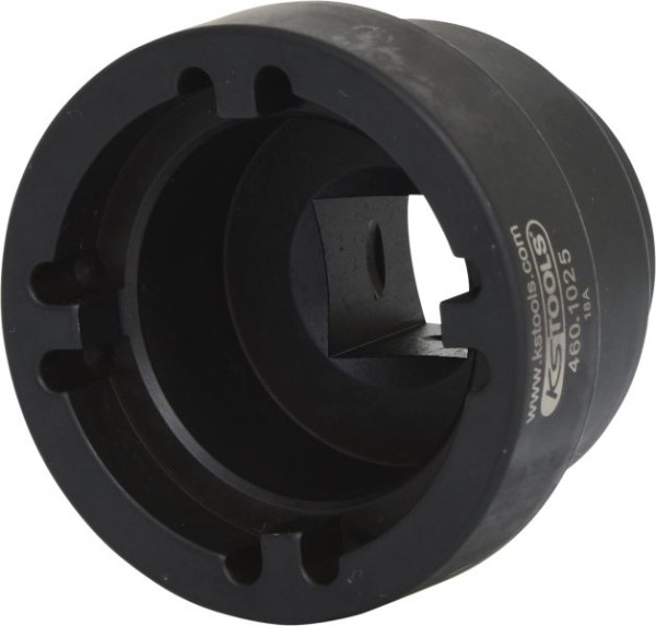 KS Tools 3/4“ Nutmuttern-Schlüssel mit 4 Zapfen für DAF, Innenzapfen Ø 50mm, 460.1025