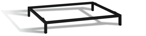 C+P Stahl-Untergestell, 7021, Serie 7100_7200, Maße (H x B x T): 150 x 1100 x 751 mm, 7106-000 S10004