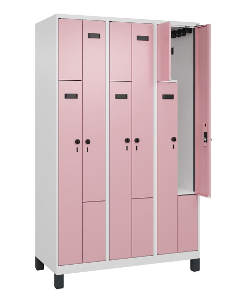 C+P Z-Spind Evolo PLUS, Füße, 6 Fächer, 1950x1200x500mm, 9016/3015, 049013-326 S10025