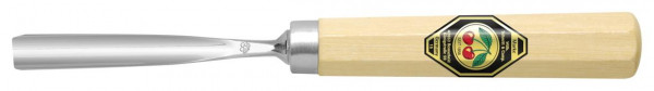 Kirschen Kerbschnitzbeitel mit Weißbuchenheft, gerade, mit mittlerer Höhlung, 2 mm, 3208002