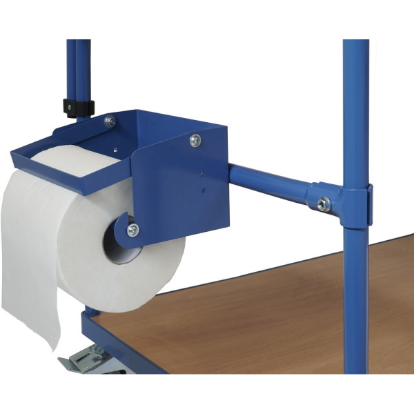 Fetra Papierrollenhalter - Zubehör - inkl. Anbausatz für Tischwagen 1050 x 700 mm, 1396-2