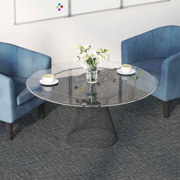 vidaXL Teppichfliese Betongrau 50 x 50 cm 20-teilig PP und Bitumen, 42032490