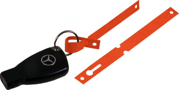 Eichner Schlüsselanhänger aus Tyvek, orange, VE: 1000 Stück, 9219-00818