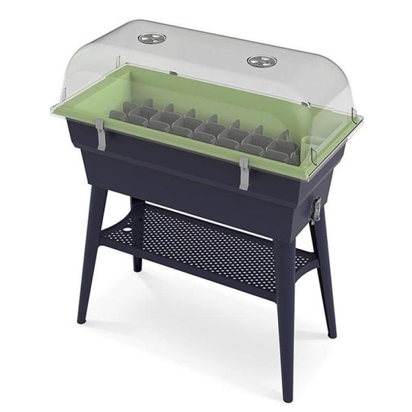 NOOR Hochbeet Calipso 81 x 38 x 100cm Komplettset mit Haube Farbe: grün, 090MV035264