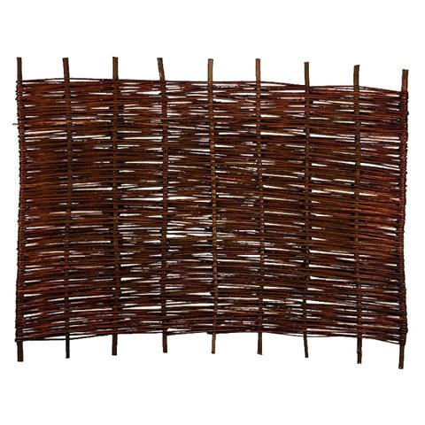 T&J ASO Weidengeflechtzaun, 180 x 120 cm, geflochten auf Haselnußruten, 36193
