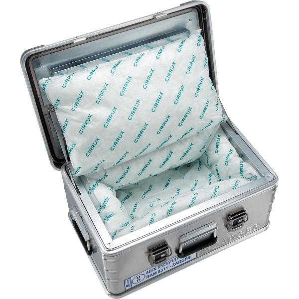 ZARGES K470 - Akku Safe; 42l, IM: 550x350x220mm, mit feuerfestem Polster-/Aufsaugmaterial, 40583