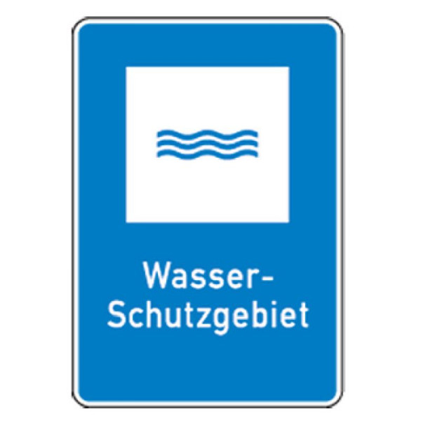 Stein HGS Natur- und Umweltschutzschild -Wasser-Schutzgebiet-, 420x315mm/reflektierend (RA1), uw080006229