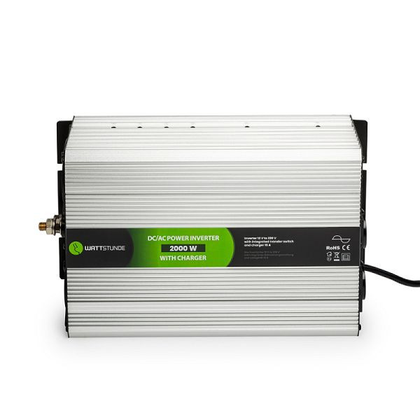 WATTSTUNDE 2000W / 4000W 12V Sinus Spannungswandler WS12/2000NVS für Lithium Batterien, 301-12003