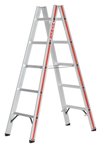 HYMER Holzleiter beidseitig begehbar 2x4 Sprossen - 7141008