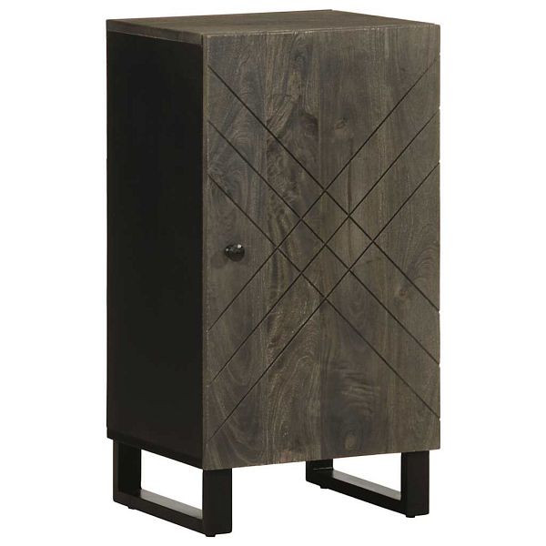 vidaXL Sideboard Schwarz 40x33x75 cm Massivholz Mango, 4017708