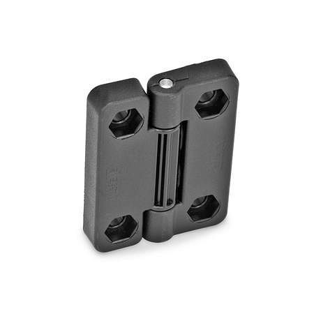 Ganter Scharniere mit 4 Raststellungen, Kunststoff (GN 222-50-65-SH), VE: 25 Stück, 222-50-65-SH