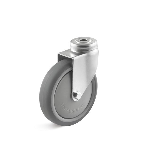 Torwegge Thermoplast Apparate Rollen, VE: 4 Stück, Tragfähigkeit 65 kg, Rad-Ø 100 mm, Radbreite 25 mm, 0030354