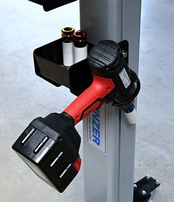 Kunzer Werkzeugablage für Radmuttern und Montageteile, mit Halter für Schlagschrauber, passend zu WK RMH65 und WK CVRMH65, WK RMH-WERKZEUGABLAGE