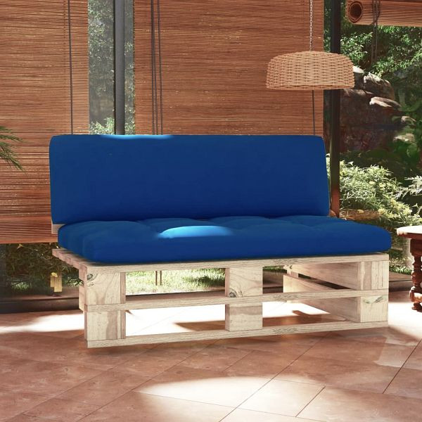 vidaXL Outdoor-Mittelsofa Paletten Imprägniertes Kiefernholz, 3066538
