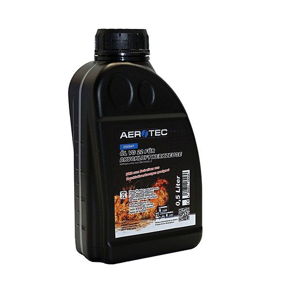 AEROTEC Öl VG 22 für Druckluftwerkzeuge, VE: 0,5 Liter, 200647