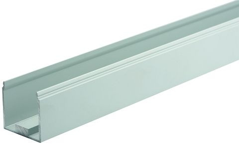 rutec Aluminiumprofil Profi Hoch 35/33 2 Meter eloxiert, 68465