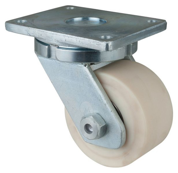 BS Rollen Schwerlastrolle, Rad-Breite 80 mm, Rad-Ø 150 mm, Tragfähigkeit 3000 kg, Lauffläche/Radkörper Polyamid gegossen, Kugellager, RR100.B16.152