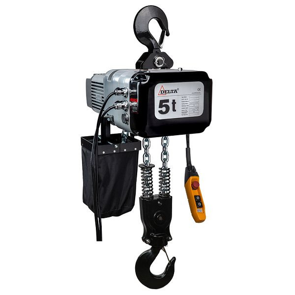 DELTA Elektrischer Kettenzug Typ DTS 400V, 3/1m/min 2-Strang, 5t mit 3m Hubhöhe, SG.0.DTS.05002.03