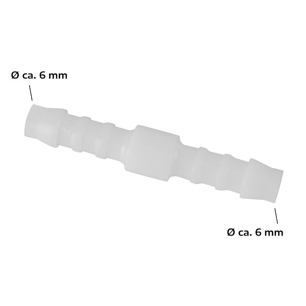 Stahlmaxx Schlauchverbinder, 6 mm, Kraftstoffanlagen-Entlüften, GS 06, XXL-116523