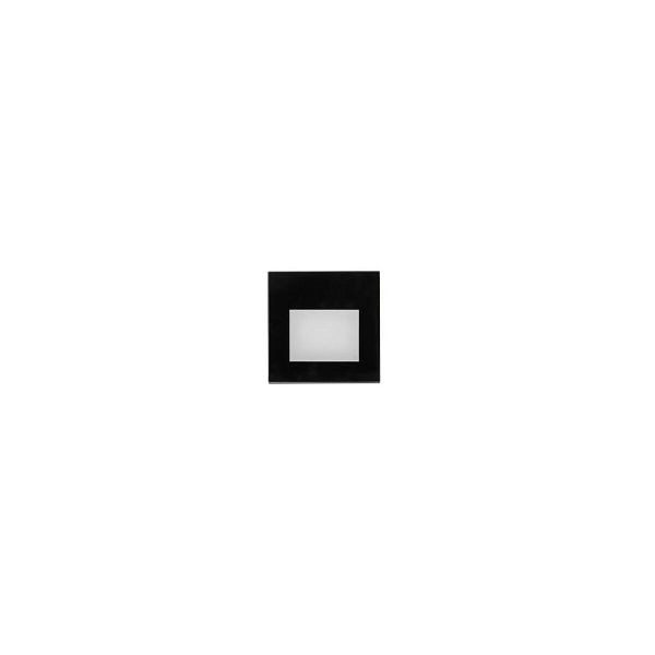 Brumberg LED-Orientierungsleuchte 2W 3000K 35lm schwarz Konverter IP20 Scheibe Glas opal/matt mit LM 10159083, 135769