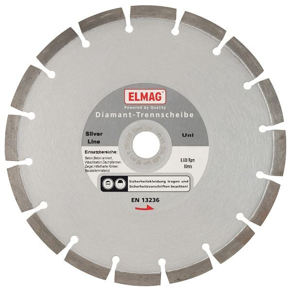 ELMAG Diamantscheibe 650 mm, SILVER LINE - UNI, Bohrung: 30,0 mm, 61568