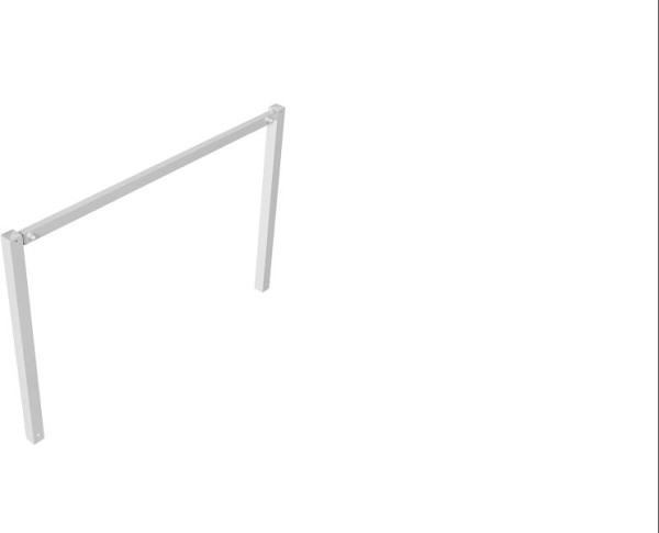 Schake Wegesperren feststehend, zusammenschraubbar mit Oberholm, feuerverzinkt, Gesamtbreite: 2000 mm, 414_20