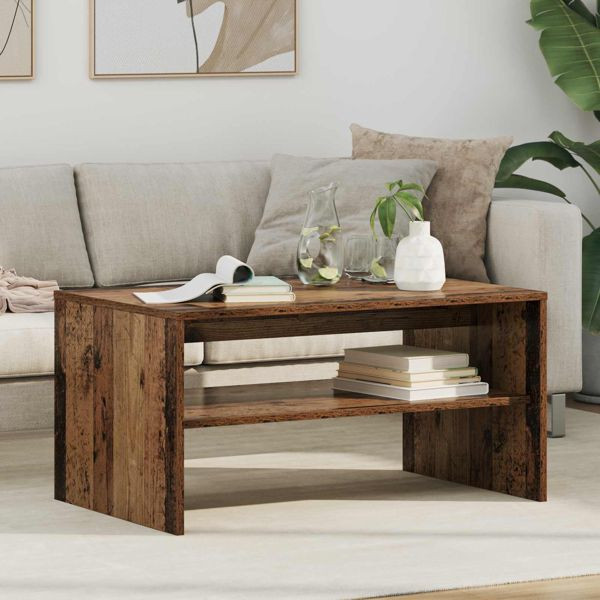 vidaXL Couchtisch Altholz 80 x 50 x 40 cm Holzwerkstoff, 8000282