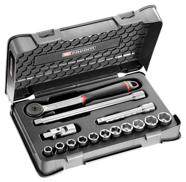 Facom Steckschlüssel-Set 1/2 S.161B, 15-teilig, S.161-1P6U