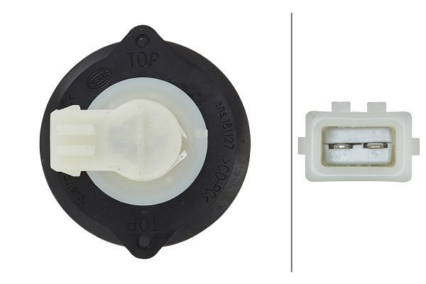 HELLA Blinkleuchte, Halogen, 12V, Einbau/Schraubanschluss, SAE, Lichtscheibenfarbe: glasklar, hinten, 2BA 009 001-747