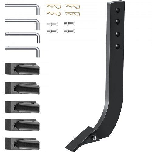 VEVOR 18'' Kastenmesserschaft Vertikutiererschäfte Zähne 4 Löcher Kastenschaberschaft 4 Stück, LT4KHS4ZZ00000001V0