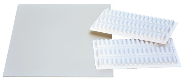 Gmöhling Transportkiste G®-BOX Zubehör Set Trennwand 3 + Führungen, Eloxiertes Aluminium, 045150033