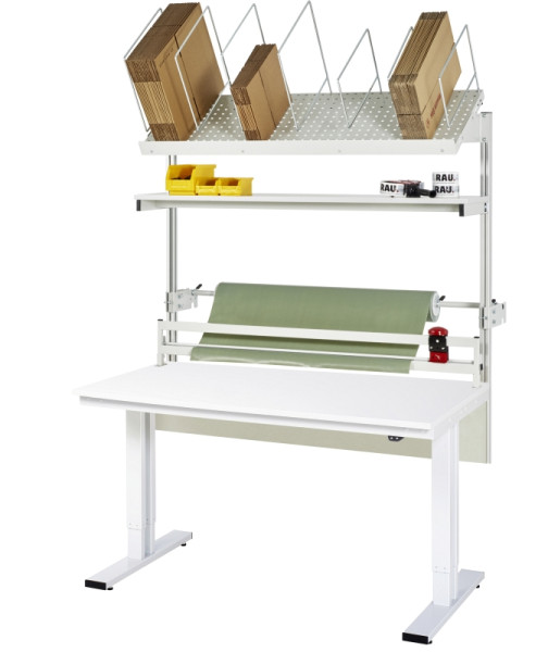 RAU Packtisch Komplettset 03, 08-WT, B1500 x T800, M-Platte, 08-WT-150-080-M-VP03.12